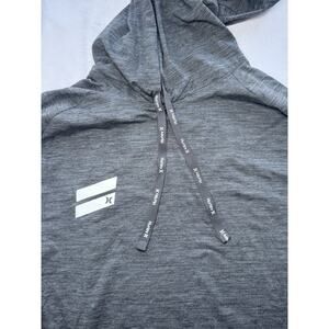 Hurley gray long sleeve hooded men's t-shirt Men’s Size Small